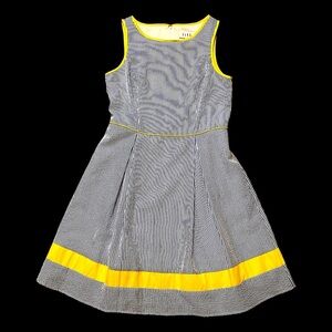 Elle women’s seaseeker Striped Dress Yellow Accents beach retro